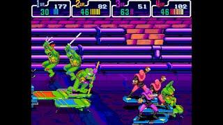 Teenage Mutant Ninja Turtles Turtles in Time arcade 4 player Netplay game 2 60fps