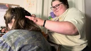 ASMR  hair salon roleplay  scalp treatment on client