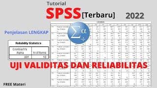 Tutorial SPSS - Cara Uji Validitas dan Reliabilitas Lengkap