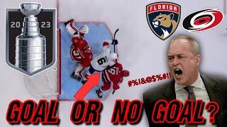 5182023 RD3 Game1 Lomberg OT Goalie Interference Goal or No Goal??