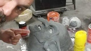 molding a half mask