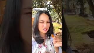 Virly virginia nemu pohon buah di rest area