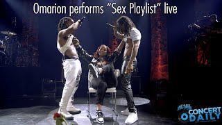Omarion gives a fan a lap dance live at his Femme It Forward concert in D.C.