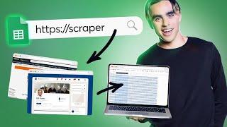 How To Scrape ANYTHING Directly From Google Sheets