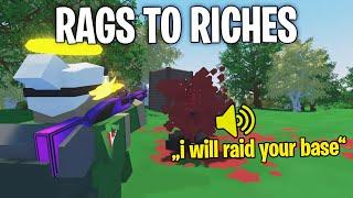 PERFECT 0 DEATHS RAGS TO RICHES  Unturned Vanilla