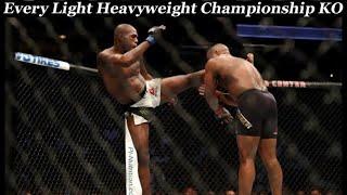 Every Light Heavyweight Championship KNOCK OUT