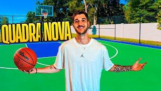 MINHA NOVA QUADRA DE BASQUETE NOS EUA VLOG