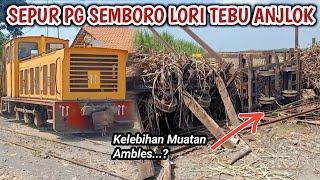 SEPUR PG SEMBORO LORI TEBU GULING AMBLES #sepurpgsemboro#traktorsingkal #traktorsawah#mesincanggih