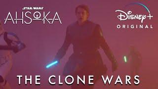 The Clone Wars Flashback  Star Wars Ahsoka Episode 5  Disney+