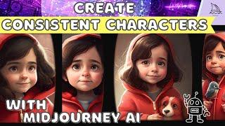 How to Create Consistent Characters in Midjourney - EASY Step by Step AI Tutorial for Amazon KDP