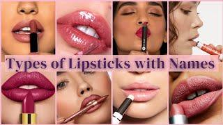 Types of Lipsticks with Names