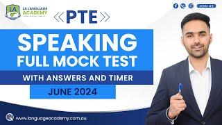 PTE Speaking Full Mock Test with Answers  June 2024  LA Language academy PTE NAATI IELTS