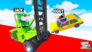 FUNNY FACE TO FACE RACE CHALLENGE with OGGY & JACKPINKPANTHER in GTA 5 GTA 5 Funny Moments