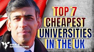 Top 7 Cheapest Universities in UK for International Students  Study in UK 2024