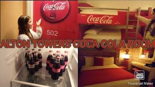 ALTON TOWERS hotel celebration suite COCA COLA room  Mooby Doo