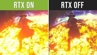 Hogwarts Legacy RTX ON vs. OFF