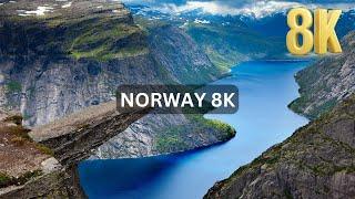 Norway 8K HDR Serenity Scenic Relaxation & Stress Relief with Calming Music