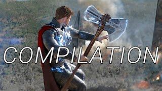 Stormbreaker All LightningThunder Power Scenes  MCU Compilation Open MatteIMAX HD