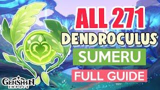 How to GET ALL 271 DENDROCULUS SUMERU COMPLETE GUIDE FULL TUTORIAL  Genshin Impact