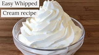 Whipped Cream FrostingOne secret ingredient makes it stable