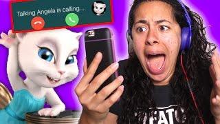 Talking Angela CALLED me on the phone Mystery Gaming