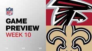 Atlanta Falcons vs. New Orleans Saints  2024 Week 10 Game Preview