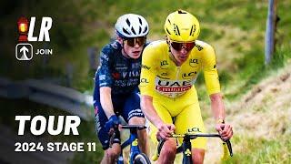 Pogacar Tries To End The Tour  Tour de France 2024 Stage 11  Lanterne Rouge x JOIN