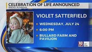 Celebration of Life Announced for 2-Year-Old Arab Girl  July 19 2024  News 19 at 4 p.m.
