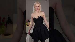 Stunning Black Dress Transformation  From Tulip to Fashion Statement