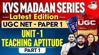 UGC NET 2024  KVS Madaan Ugc Net  UGC NET Paper 1  KVS Madaan Series  Teaching Aptitude  Part 1