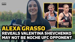 Alexa Grasso Reveals Valentina Shevchenko May Not Be Noche UFC Opponent  MMA Fighting