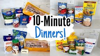 BEST 10 MINUTE MEALS  5 Super QUICK and Tasty Recipes  EASY Cheap Dinner Ideas  Julia Pacheco