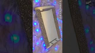 من أجمل وارقى صواني تقديم بإعادة تدوير مراة قديمة  SUPER GLAM GLASS TRAY