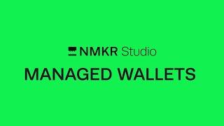 Managed Wallets in NMKR Studio