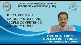 Week 1  Lecture 1E  Competence Maturity Model and People Competence Maturity Model