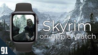 Playing Skyrim on Apple Watch kind of