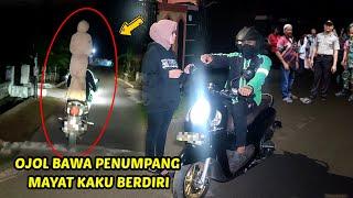  VIRAL JAWA TENGAH   Ojol Bawa Penumpang Mayat Kaku Berdiri