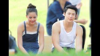 Kluen Cheewit ll Jee and Sathit so funny and cute together ll behind the scene