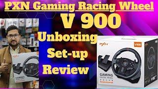 Pxn V900  Gaming Racing Wheel  Pxn vs Logitech  Unboxing Setup Review