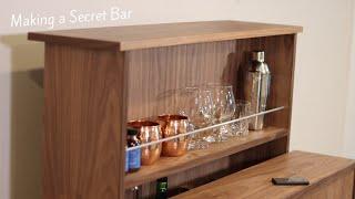 Building a Secret Bar -- With a Hidden TV Cabinet Lift