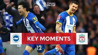 Brighton & Hove Albion v Liverpool  Key Moments  Fourth Round  Emirates FA Cup 2022-23