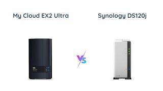 Comparison WD Diskless My Cloud EX2 Ultra vs Synology DS120j