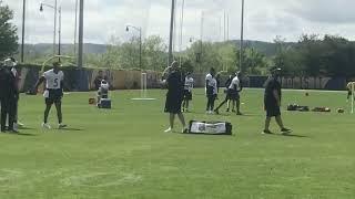 Sights and Sounds From Steelers Rookie Minicamp Kenny Picketts First Throws as a Steeler  SN