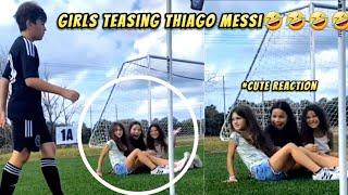 Girls crazy reaction in thiago messi game girls wents crazy by seeing thiago messi match