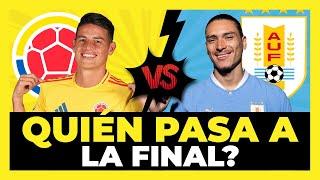 Análisis y Predicción Colombia vs Uruguay  Semifinales Copa América 