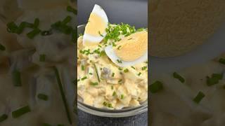Best egg salad quick to make yourself #eier #salat #short