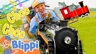 BRAND NEW BLIPPI Train Song Choo Choo Vehicle Songs for Kids