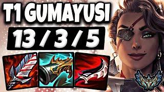 T1 Gumayusi Samira vs Xayah ADC  Quadrakill  Korea Challenger 13.19 