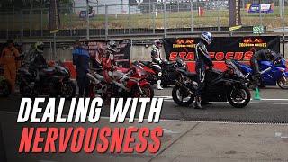 How to deal with nervousness before riding on track