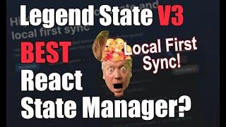 Legend State v3 Local first sync AND fastest React State manager